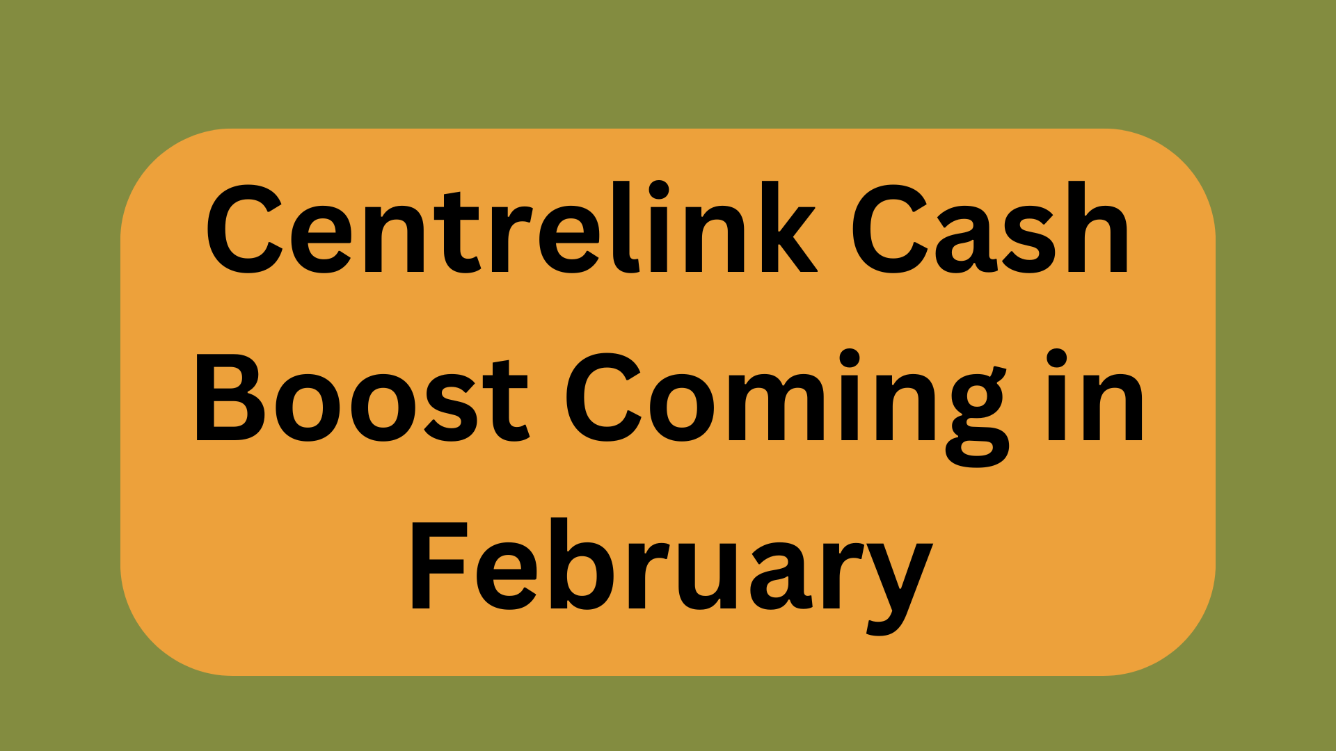 Centrelink Cash Boost Coming in April