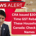 CRA Issued $3000 One Time GST Rebate For These Households in Canada Check List of Names